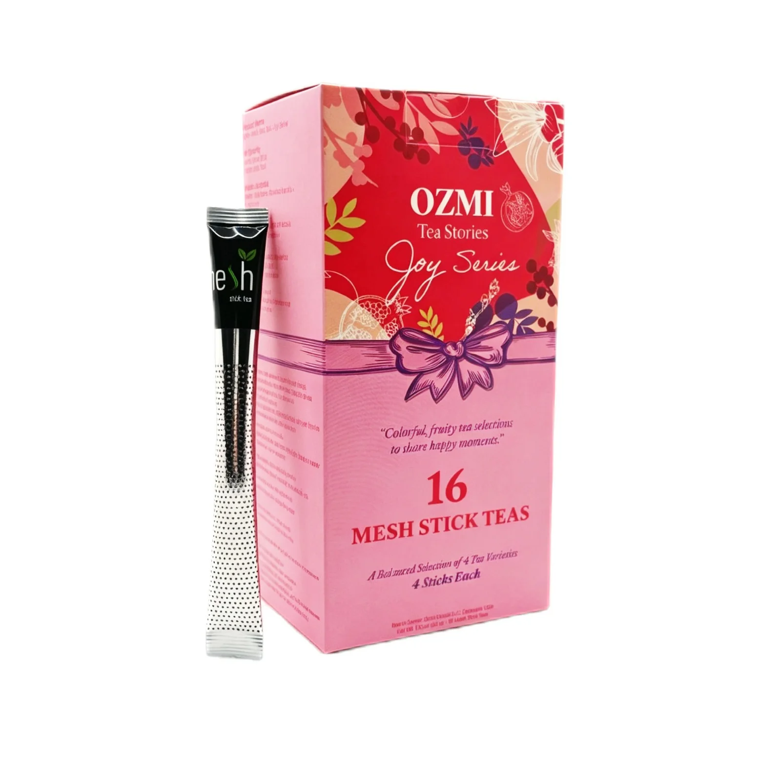 OZMI Tea Stories Joy Series, 16 mesh stick teas